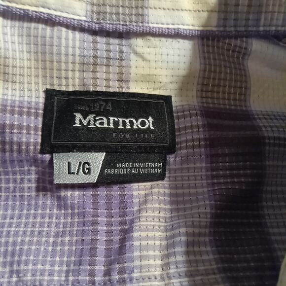 Marmot Women Large Long Sleeve Shirt with Pockets and Button-Up Closure Western - Picture 2 of 9